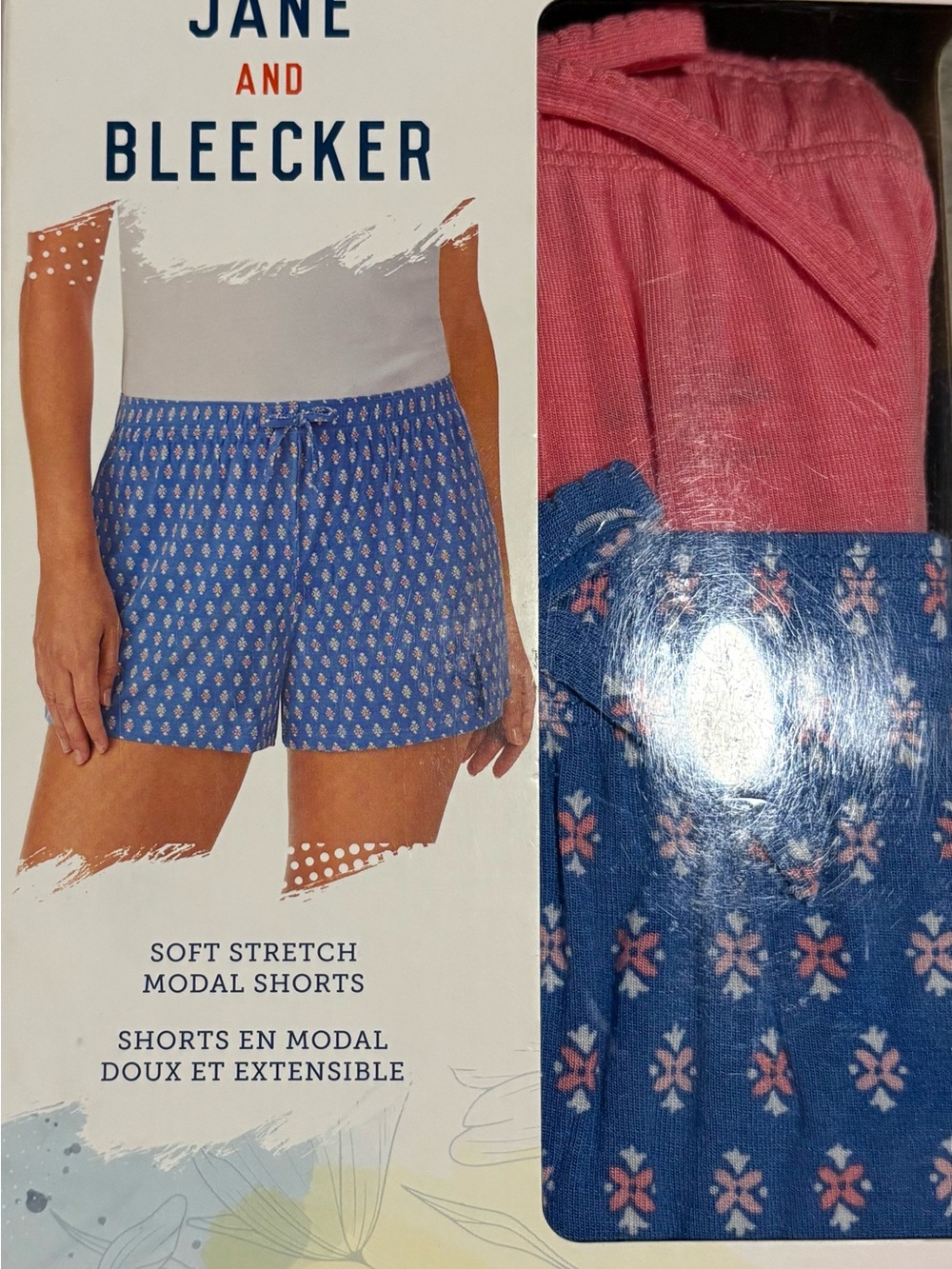 Jane and Bleecker Brand 2-Pack Sleep Shorts-Large